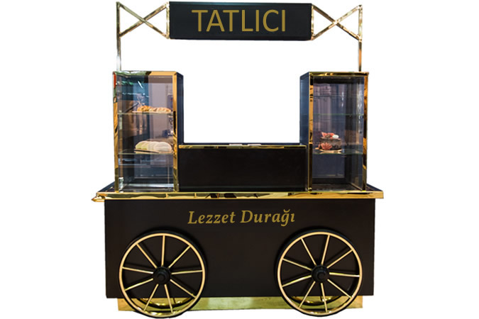 tatlı arabası - tatlıcı - lokmacı